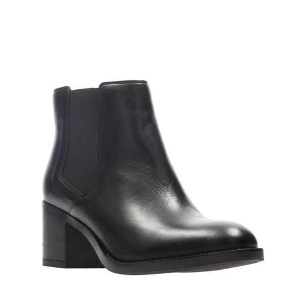 Clarks Womens Mascarpone Bay Ankle Boots Black | UK-2145836